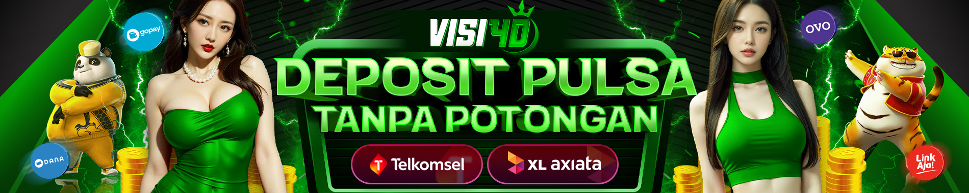 Deposit pulsa tanpa potongan VISI4D
